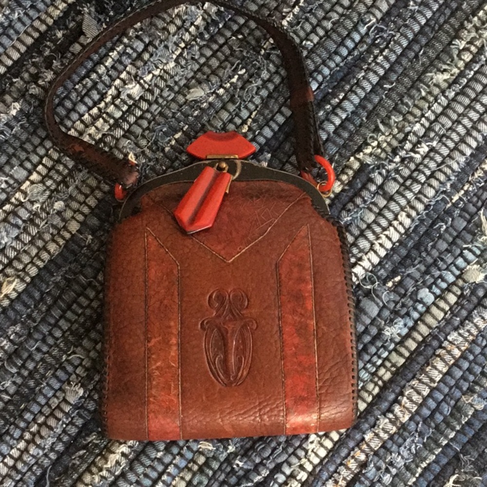 1920’s Exotic Leather Handbag